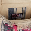 Cotton Canvas Colette Handbag With Striped Print