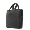 Logo-debossed Zipped Laptop Bag