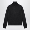 Max Mara Anthracite Grey Cashmere Turtleneck Women