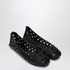 Alaia Perfo Black Perforated Ballet Flats Women