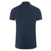 elegant cotton polo with contrast logo men's emblem