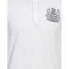 elegant cotton polo with signature men's details