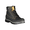 sleek lace-up boots with contrast men's accents