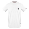 elegant contrast logo cotton men's tee