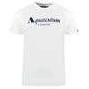 classic  cotton logo tee with flag men's detail