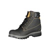 sleek lace-up boots with contrast men's accents