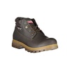 contrast laced boots with iconic men's logo