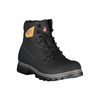 sleek lace-up boots with contrast men's details