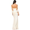 Women's Beaded Gown with Cape Detail