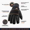 Men's Insulated Lined PolarForce Gloves with Grip Assist