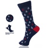 6 Pack Mens Cotton Dress Socks Mid Calf Argyle Pattern Solids Set