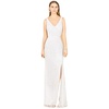 Women's Beaded Bridal Gown with Lace Up Back