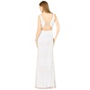 Women's Beaded Bridal Gown with Lace Up Back