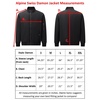 Damon Mens Lightweight Bomber Jacket Casual Softshell Windbreaker