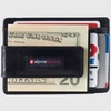 Mens RFID Safe Slim Magnetic Money Clip Leather Front Pocket Wallet