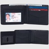 RFID Mens Wallet Deluxe Capacity Hybrid Bifold Flipout ID Window