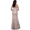 Women's Fitted Lace Mermaid Gown