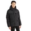 Mikkel Mixed Media Parka Coat with Detachable Inner Hood