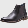Men's Owen Chelsea Boots Pull Up Ankle Boot Genuine Leather Lined