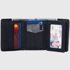RFID Mens Wallet Deluxe Capacity Trifold With Divided Bill Section