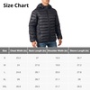Men's Milo Hooded Puffer Jacket Down Alternative Lightweight Coat