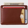 Mens RFID Safe Front Pocket Wallet Smooth Leather Slim Card Holder