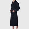Men's Cotton Blend Shawl Robe Lightweight Kimono Knit Spa Bathrobe