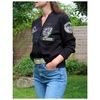 Buttoned Cardigan with Patches