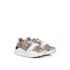 Beige Sneakers with Vintage Check Pattern