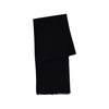 Linen, Wool, and Cashmere Scarf with Embroidered Polo Player