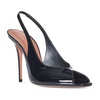 Black Peep Toe Stiletto Pumps