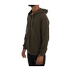 Elegant Green Full Zip Hooded Sweater