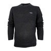 Military Style Wool Blend Sweater