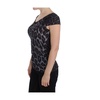 Gray Leopard Modal T-Shirt Blouse Top