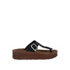 Black Bow Slippers