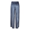 Silk Elastane Trousers Clear Blue