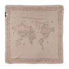 Beige Printed Polyester Scarf