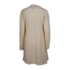 Beige Wool Blend Cardigan Dress
