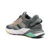 Green Sneakers with Multicolour Design