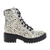 Ecru Lace Up Ankle Boots