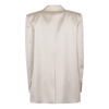 White Blazer with Chic Pocket Design