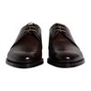 Black Leather Lace-Up Derby Shoes