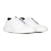 White Sneakers with Front Lacing