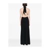 Cross-Design Back Tie Dress