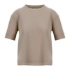 Grey Knit Effect Sweatshirt