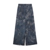Grey Abstract Pattern Trousers