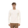 Elegant Beige Wool Cashmere Sweater
