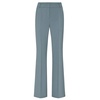 Petrol Blue Flared Trousers
