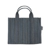 Blue Cotton Medium Tote Bag