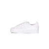 White Low-Top Sneaker with 3 Stripes